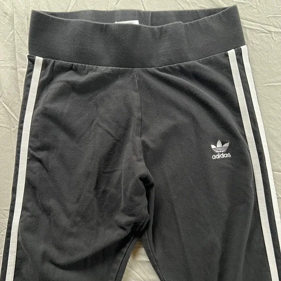 Adidas Black Track Leggings - Picture 2 of 5